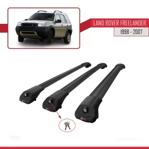 Land Rover Freelander 1998-2007 Arası ile uyumlu ACE-1 Ara Atkı Tavan Barı SİYAH 3 ADET BAR thumb 4