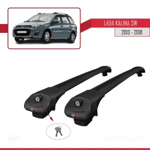 Lada Kalina SW 2013-2018 Arası ile uyumlu ACE-1 Ara Atkı Tavan Barı SİYAH - Görsel 4