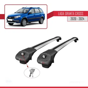 Lada Granta Cross 2020 ve Sonrası ile uyumlu ACE-1 Ara Atkı Tavan Barı GRİ thumb 4