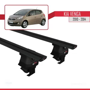 Kia Venga 2010-2014 Arası ile uyumlu ACE-4 Ara Atkı Tavan Barı SİYAH thumb 4