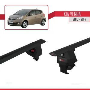 Kia Venga 2010-2014 Arası ile uyumlu ACE-4 Ara Atkı Tavan Barı SİYAH thumb 5