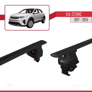 Kia Stonic 2017 ve Sonrası ile uyumlu ACE-4 Ara Atkı Tavan Barı SİYAH thumb 5