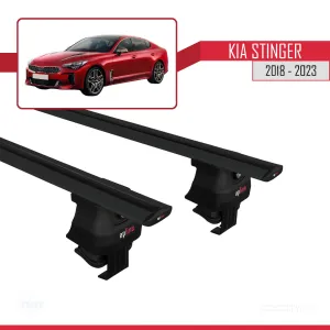 Kia Stinger 2018-2023 Arası ile uyumlu ACE-4 Ara Atkı Tavan Barı SİYAH thumb 4