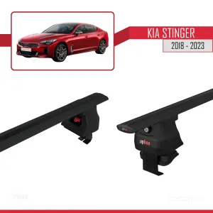 Kia Stinger 2018-2023 Arası ile uyumlu ACE-4 Ara Atkı Tavan Barı SİYAH thumb 5