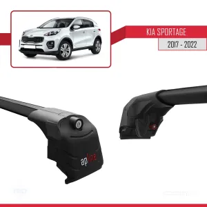Kia Sportage (QL) 2017-2022 Arası ile uyumlu ACE-2 Ara Atkı Tavan Barı SİYAH - Görsel 4