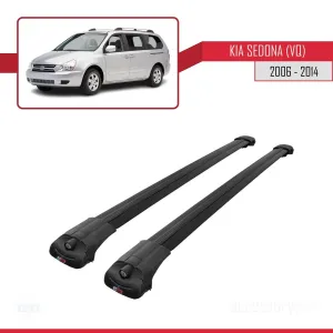 Kia Sedona (VQ) 2006-2014 Arası ile uyumlu ACE-1 Ara Atkı Tavan Barı SİYAH thumb 3
