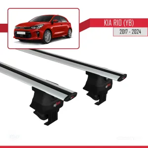 Kia Rio (YB) Hatchback 2017 ve Sonrası ile uyumlu ACE-4 Ara Atkı Tavan Barı GRİ thumb 2