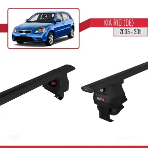 Kia Rio (DE) Hatchback 2005-2011 Arası ile uyumlu ACE-4 Ara Atkı Tavan Barı SİYAH - Görsel 5