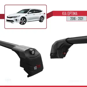 Kia Optima 2016-2021 Arası ile uyumlu ACE-2 Ara Atkı Tavan Barı SİYAH thumb 3
