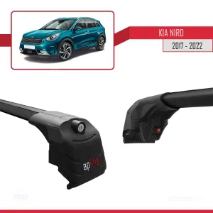 Kia Niro (DE) 2017-2022 Arası ile uyumlu ACE-2 Ara Atkı Tavan Barı SİYAH thumb 4