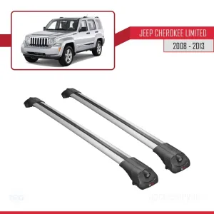 Jeep Cherokee (KK) 2008-2013 Arası ile uyumlu ACE-1 Ara Atkı Tavan Barı GRİ - Görsel 3