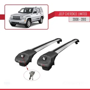 Jeep Cherokee (KK) 2008-2013 Arası ile uyumlu ACE-1 Ara Atkı Tavan Barı GRİ - Görsel 4