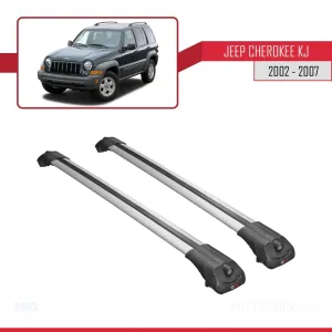 Jeep Cherokee (KJ) 2002-2007 Arası ile uyumlu ACE-1 Ara Atkı Tavan Barı GRİ - Görsel 3