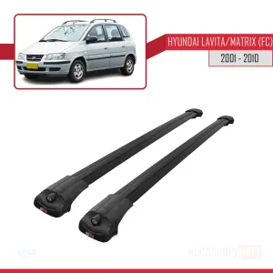 Hyundai Lavita / Matrix (FC) 2001-2010 Arası ile uyumlu ACE-1 Ara Atkı Tavan Barı SİYAH - Görsel 3