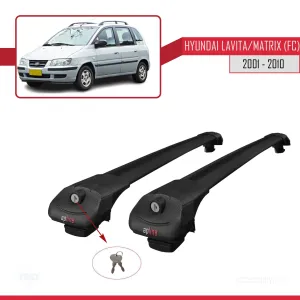 Hyundai Lavita / Matrix (FC) 2001-2010 Arası ile uyumlu ACE-1 Ara Atkı Tavan Barı SİYAH - Görsel 4