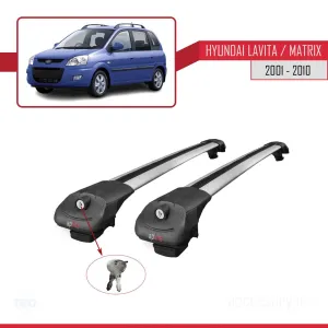 Hyundai Lavita / Matrix (FC) 2001-2010 Arası ile uyumlu ACE-1 Ara Atkı Tavan Barı GRİ - Görsel 4