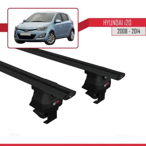 Hyundai i20 I 2008-2014 Arası ile uyumlu ACE-4 Ara Atkı Tavan Barı SİYAH - Görsel 4