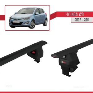 Hyundai i20 I 2008-2014 Arası ile uyumlu ACE-4 Ara Atkı Tavan Barı SİYAH - Görsel 5