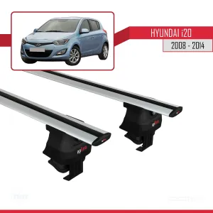 Hyundai i20 I 2008-2014 Arası ile uyumlu ACE-4 Ara Atkı Tavan Barı GRİ - Görsel 4