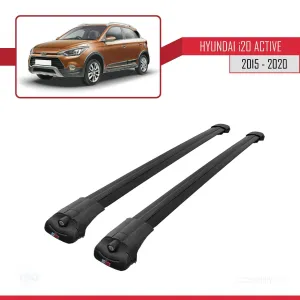 Hyundai i20 ACTIVE 2015-2020 Arası ile uyumlu ACE-1 Ara Atkı Tavan Barı SİYAH - Görsel 3