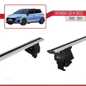 Hyundai i20 (BC3) N 2020 ve Sonrası ile uyumlu ACE-4 Ara Atkı Tavan Barı GRİ - Görsel 4