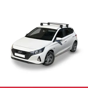Hyundai i20 (BC3) 2020 ve Sonrası ile uyumlu ACE-4 Ara Atkı Tavan Barı SİYAH thumb 3