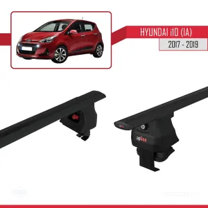 Hyundai i10 (IA) 2017-2019 Arası ile uyumlu ACE-4 Ara Atkı Tavan Barı SİYAH - Görsel 5