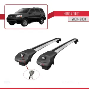 Honda Pilot 2003-2008 Arası ile uyumlu ACE-1 Ara Atkı Tavan Barı GRİ thumb 4