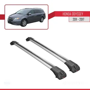 Honda Odyssey 2011-2017 Arası ile uyumlu ACE-1 Ara Atkı Tavan Barı GRİ thumb 3