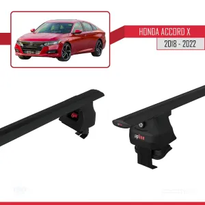 Honda Accord X Sedan 2018-2022 Arası ile uyumlu ACE-4 Ara Atkı Tavan Barı SİYAH - Görsel 5