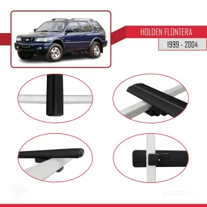 Holden Frontera 1999-2004 Arası ile uyumlu Basic Model Ara Atkı Tavan Barı SİYAH 3 ADET thumb 4