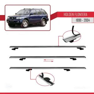 Holden Frontera 1999-2004 Arası ile uyumlu Basic Model Ara Atkı Tavan Barı GRİ 3 ADET thumb 5