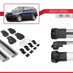 Holden Frontera 1999-2004 Arası ile uyumlu ACE-1 Ara Atkı Tavan Barı GRİ thumb 5