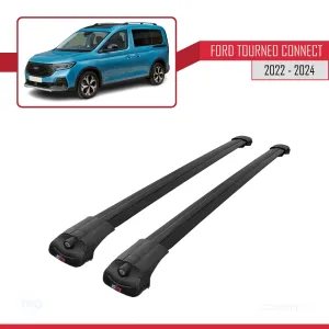 Ford Turneo Connect 2022 ve Sonrası ile uyumlu ACE-1 Ara Atkı Tavan Barı SİYAH thumb 3