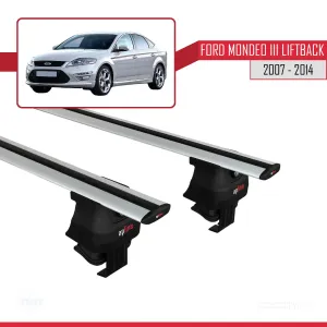 Ford Mondeo III Liftback 2007-2014 Arası ile uyumlu ACE-4 Ara Atkı Tavan Barı GRİ thumb 2