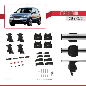 Fusion 2002-2012 Arası ile uyumlu ACE-4 Ara Atkı Tavan Barı GRİ - Görsel 4
