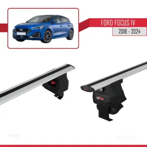 Ford Focus IV 2018 ve Sonrası ile uyumlu ACE-4 Ara Atkı Tavan Barı GRİ thumb 4