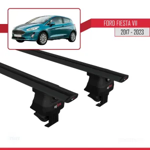 Ford Fiesta VII 2017-2023 Arası ile uyumlu ACE-4 Ara Atkı Tavan Barı SİYAH thumb 4