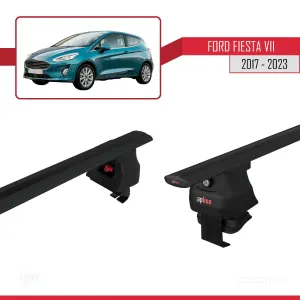 Ford Fiesta VII 2017-2023 Arası ile uyumlu ACE-4 Ara Atkı Tavan Barı SİYAH thumb 5