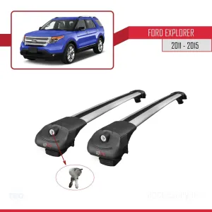 Explorer 2011-2015 Arası ile uyumlu ACE-1 Ara Atkı Tavan Barı GRİ - Görsel 4