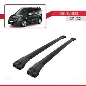 Ford Connect 2014-2021 Arası ile uyumlu ACE-1 Ara Atkı Tavan Barı SİYAH thumb 3