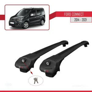 Ford Connect 2014-2021 Arası ile uyumlu ACE-1 Ara Atkı Tavan Barı SİYAH thumb 4