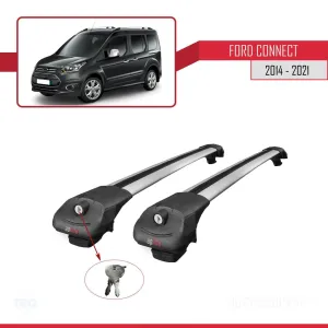 Ford Connect 2014-2021 Arası ile uyumlu ACE-1 Ara Atkı Tavan Barı GRİ thumb 4