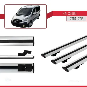 Fiat Scudo 2006-2016 Arası ile uyumlu Basic Model Ara Atkı Tavan Barı GRİ 3 ADET - Görsel 3