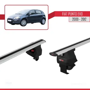 Fiat Punto Evo (199) 2009-2012 Arası ile uyumlu ACE-4 Ara Atkı Tavan Barı GRİ thumb 3