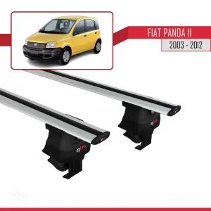 Fiat Panda II (169) 2003-2012 Arası ile uyumlu ACE-4 Ara Atkı Tavan Barı GRİ thumb 2