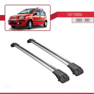 Fiat Panda 2003-2012 Arası ile uyumlu ACE-1 Ara Atkı Tavan Barı GRİ - Görsel 3