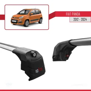 Fiat PANDA (319) 2012 ve Sonrası ile uyumlu ACE-2 Ara Atkı Tavan Barı GRİ thumb 5