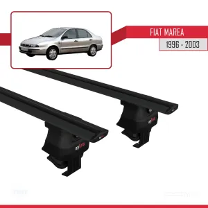 Fiat Marea 1996-2003 Arası ile uyumlu ACE-4 Ara Atkı Tavan Barı SİYAH thumb 4