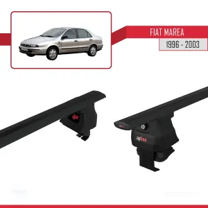 Fiat Marea 1996-2003 Arası ile uyumlu ACE-4 Ara Atkı Tavan Barı SİYAH thumb 5